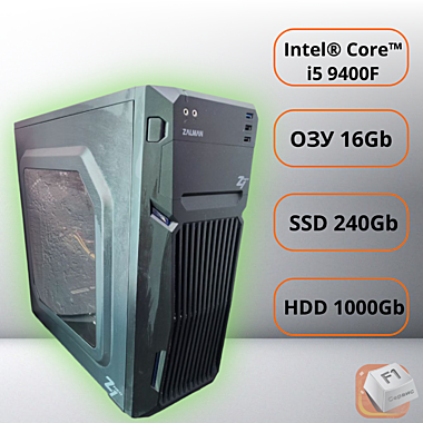 Игровой ПК Intel Core i5 9400F