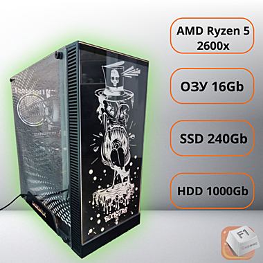 Игровой ПК AMD Ryzen 5 2600x